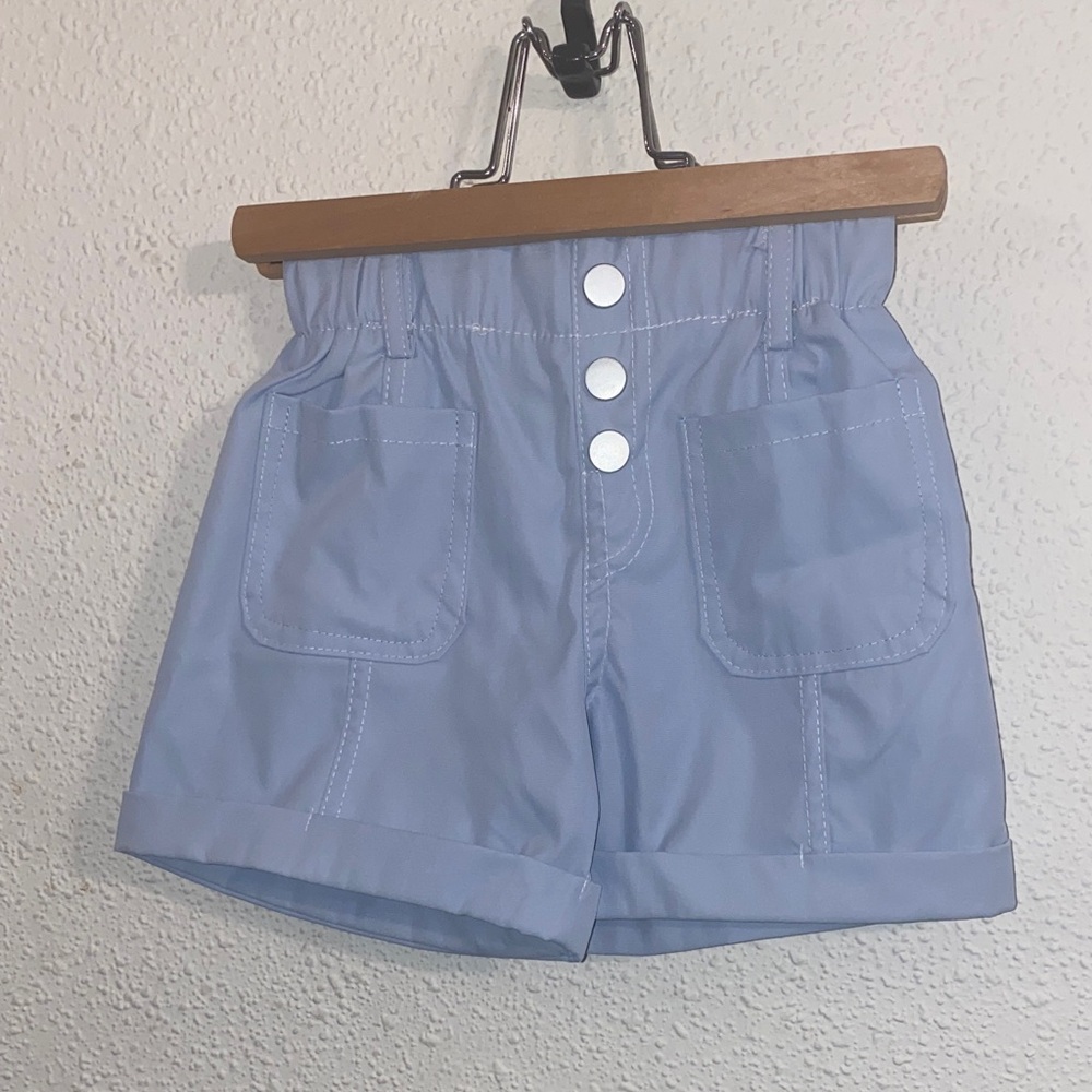 Light Blue Girls Shorts